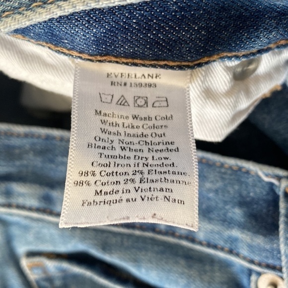 Everlane Medium Wash Jeans Size 28 Regular - Picture 6 of 11